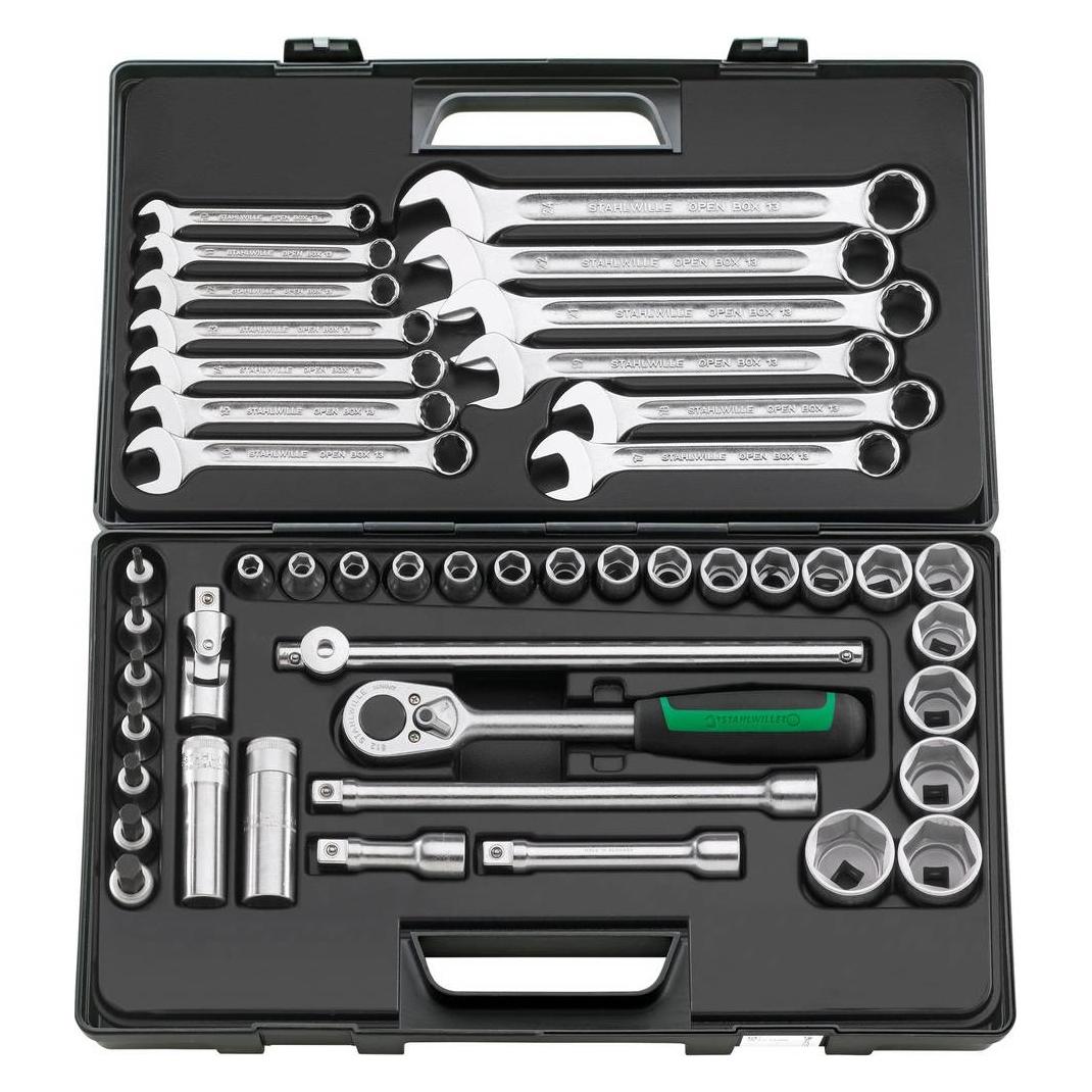 Stahlwille 876 Steckschlüssel-Garnitur 1/2" Vierkant (96032301)