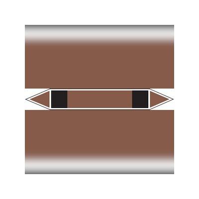 Rohrleitungskennzeichnung zum Selbstbeschriften, Gruppe 9,Folie, 26 x 187 mm, Bogen = 5 Stk - 187x26 mm Folie selbstklebend