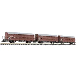 Bachmann Trains DB 3 Verschlagwagen/Bremserbühne Hbes 358, Ep.IV (Spur N)