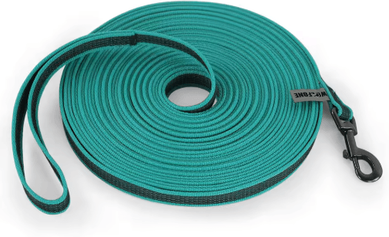 Inspire Picks Long Training Dog Leash Dual Color Latex Silk Lead For Small & Large Dogs ls Green 3m