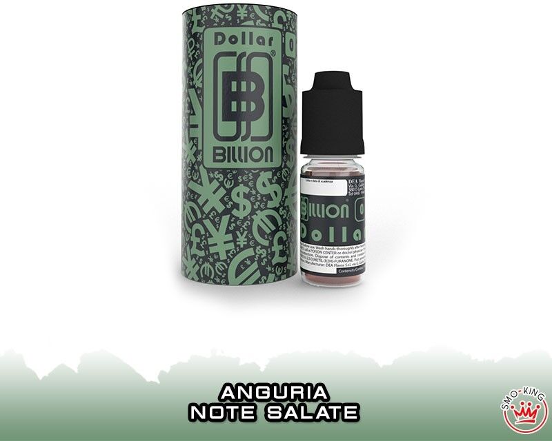 Dea Flavor DOLLAR Billion Liquido Pronto Nicotina 10 ml  Acqua salata Anguria