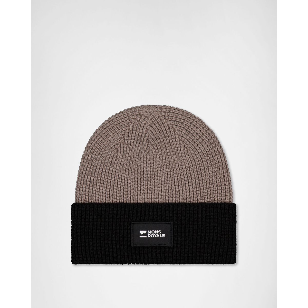 Mons Royale Bluff Merino Beanie cinder / black (1050) OS 100821-1286-1050-OS