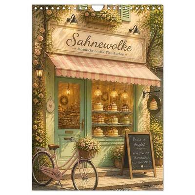 Sahnewolke - Japanische Soufflé Pfannkuchen (Wandkalender 2027 DIN A4 hoch), CALVENDO Monatskalender