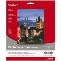 Canon SG-201 Fotopapier Plus seidenglanz 200x250mm 260 g/m2 - 20 Blatt