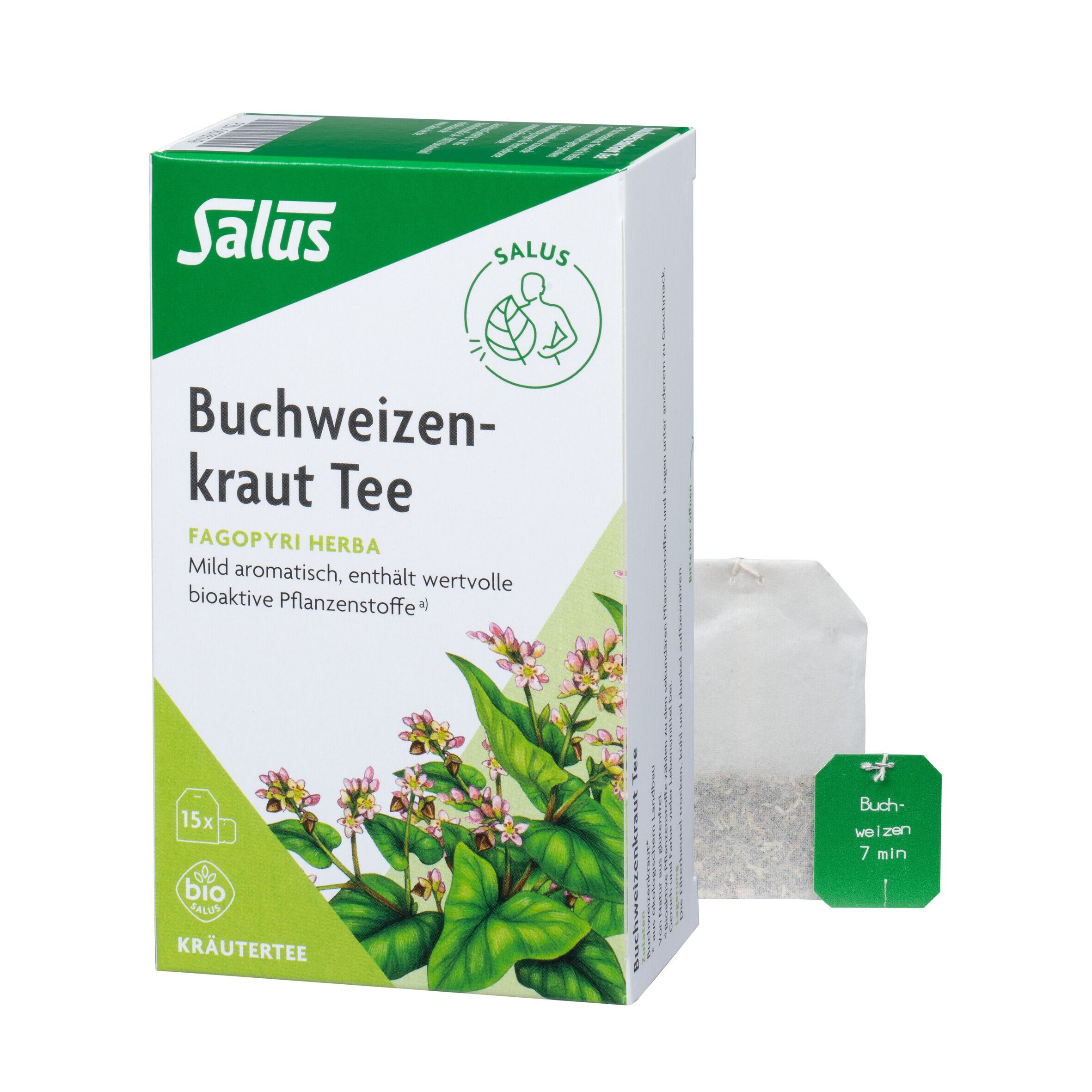 Buchweizenkraut Tee Fagopyri herba Bio Salus Fbtl. 15 St Filterbeutel