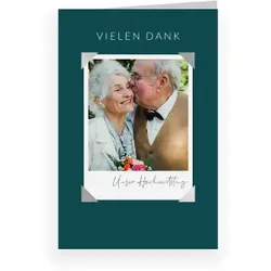 Dankeskarte Diamanthochzeit: Portrait