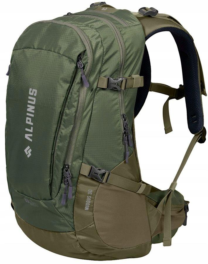 Alpinus Muddus 30 Wanderrucksack 30L grün mit Regenschutz