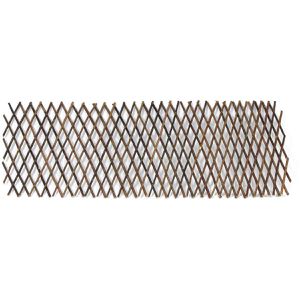 Frank-Flechtwaren Rankgitter 101490, braun, zur Wandmontage, aus Weide, rechteckig, 36 x 30 cm bis 200 x 18 cm