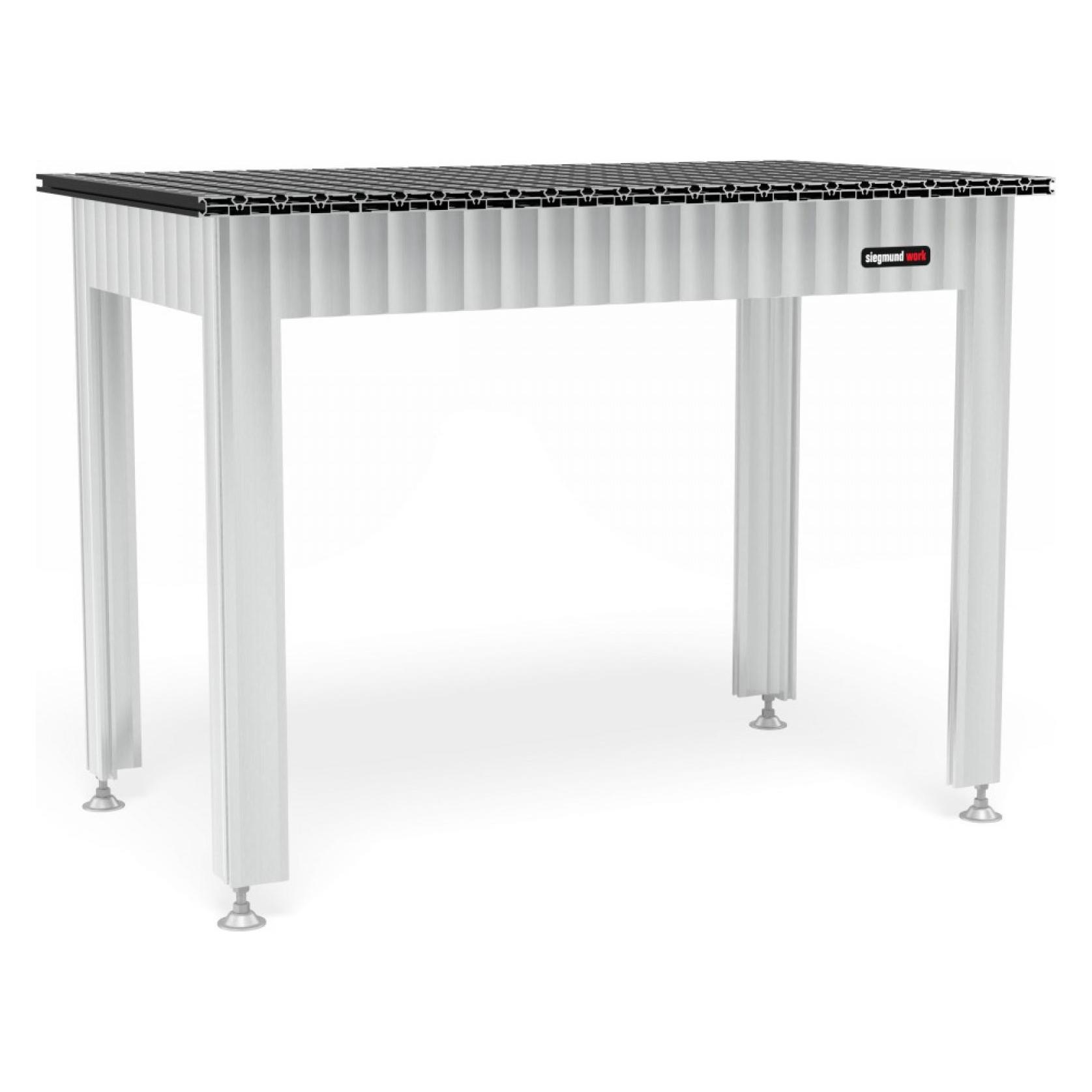 Stürmer Schweisskraft Werkbank Siegmund mit Alu Tischprofilen 1200x1000 System 16, höhenverstellbar (100 cm, 120 cm) (190161210)