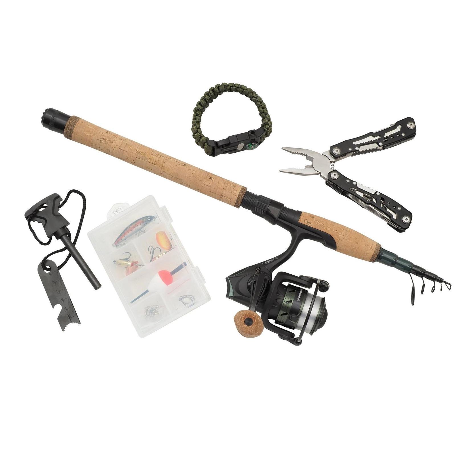 Abu Garcia Diplomat Wilderness TE70L Survival Combo Outdoor-Komplettset