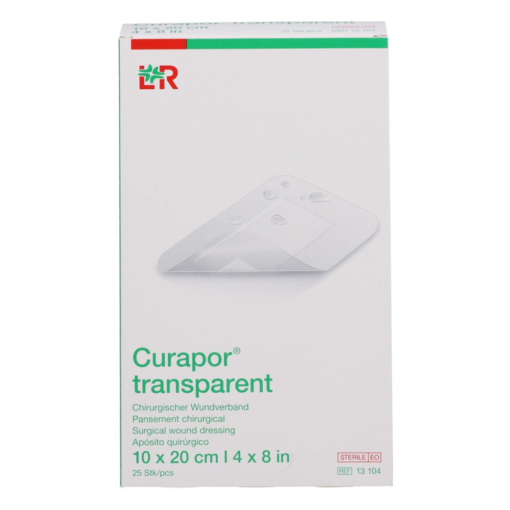 ToRa Pharma GmbH Curapor Wundverband Steril Transparent 10x20 Cm 19123030