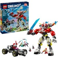 71497 DREAMZzz Coopers Tiger-Mech und Zero's Hot Rod Auto, Konstruktionsspielzeug