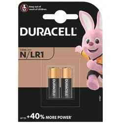 Duracell 2er-Pack Batterien Lady / N / LR1 / MN9100, 3 cm