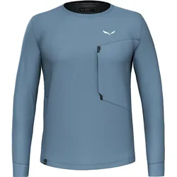 Salewa, Herren, Funktionsshirt, Puez Merino Durastretch Pullover (S), Blau, S