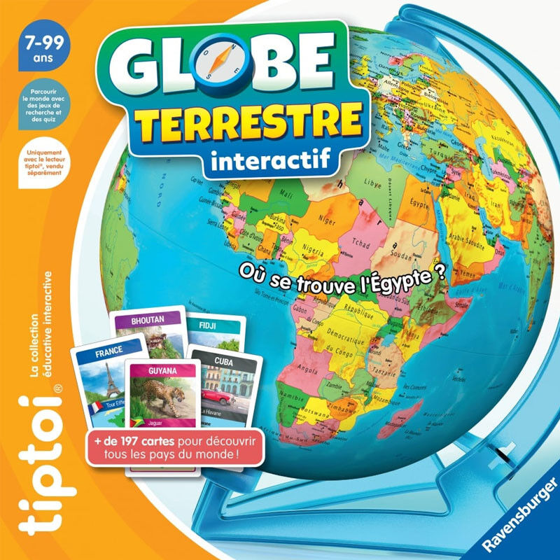 Ravensburger tiptoi® - Globe terrestre interactif