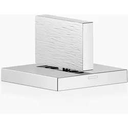 Dornbracht MEM Seitenventil, linksschließend, warm, mit linearer Struktur, 20005783-00, Farbe: Chrom