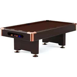 Automaten Hoffmann Billardtisch Club Pro III Dekor Nussbaum (254 x 127 cm)