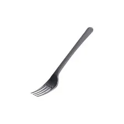 Mehrweg Gabel Schwarz 18 cm | 50 Stück | Spülmaschinenfest, langlebig & geschmacksneutral