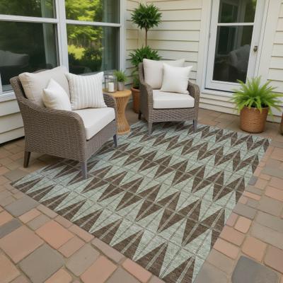 Addison Rugs Machine Washable Indoor/ Outdoor Modern Zeke Chantille Rug