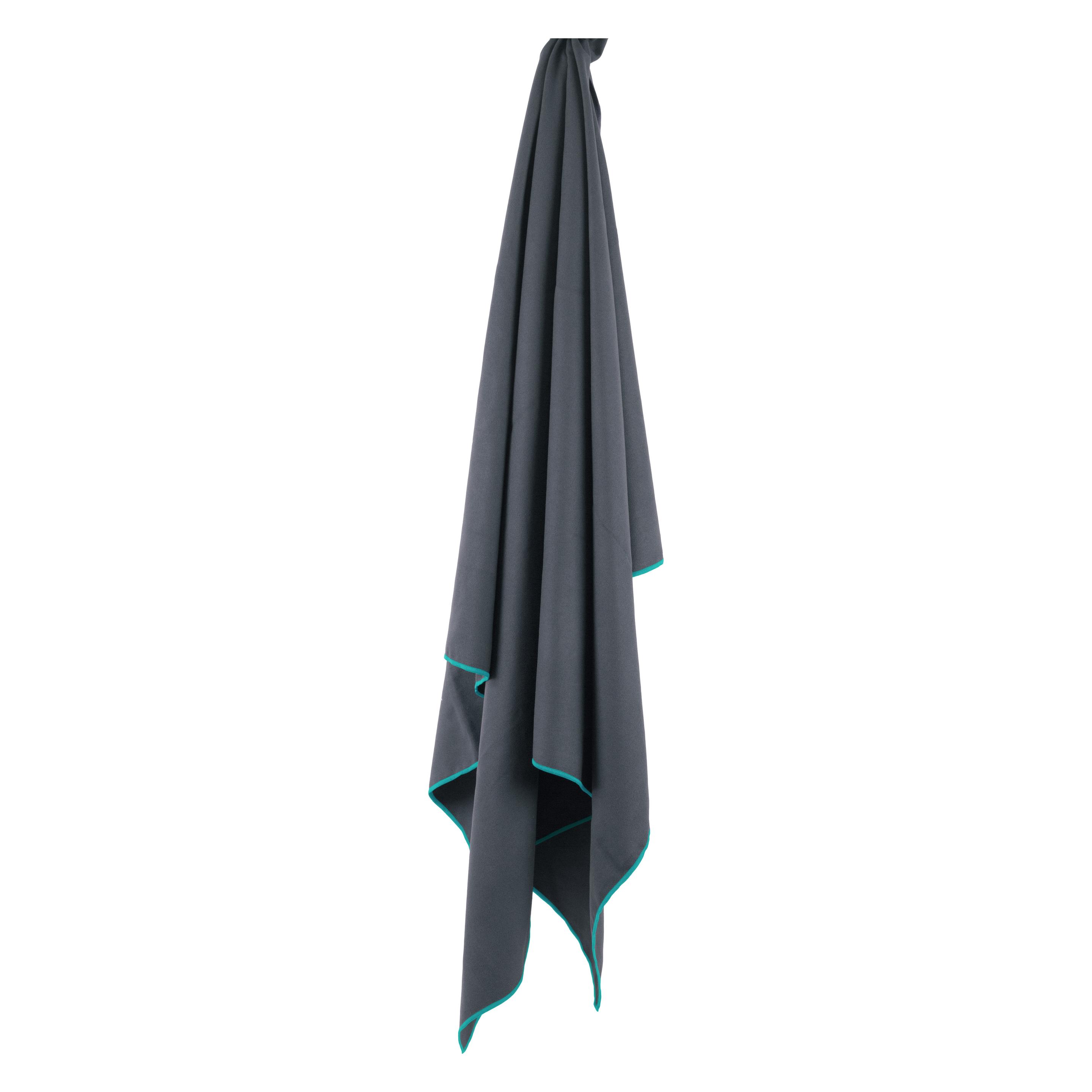 Lifeventure Recycled SoftFibre Trek Towel, Grey, Large (63610)