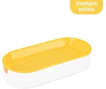 Uplift Essentials Hydroponic Cat Grass Box For Healthy Catnip Growth yellow