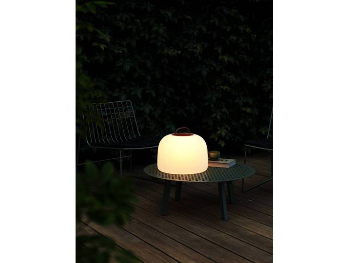 Akkuleuchte Kettle To-Go 36 x 31 x 36cm Rot/Rot Polyacryl LED-Platine