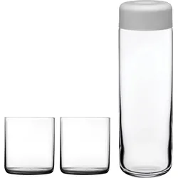 Finesse Wasserkaraffe mit 2 Gläsern 3 El.