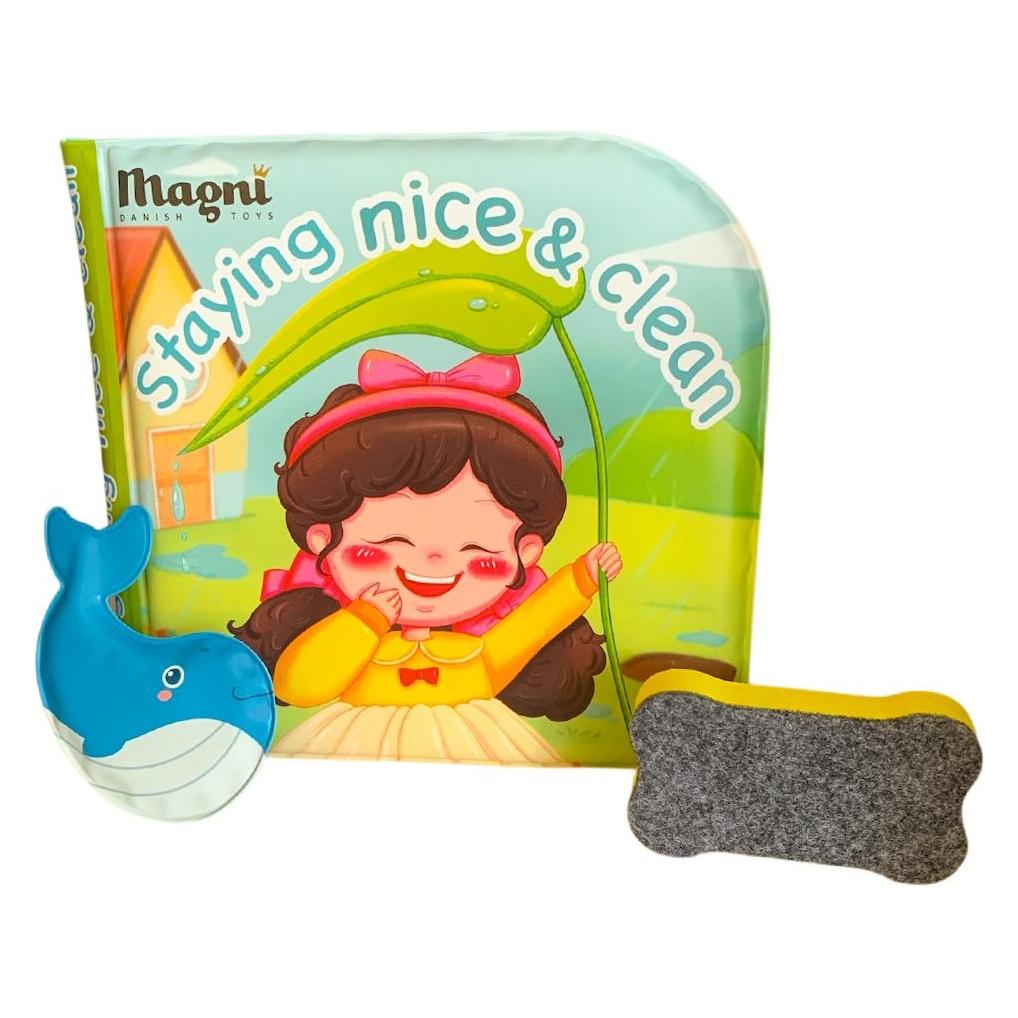 Magni - Bath book with color reaction, happy kid (5728) (5728)