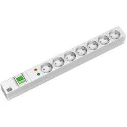 Bachmann 19"-Steckdosenleiste ÜSS, ALU, 7-fach,