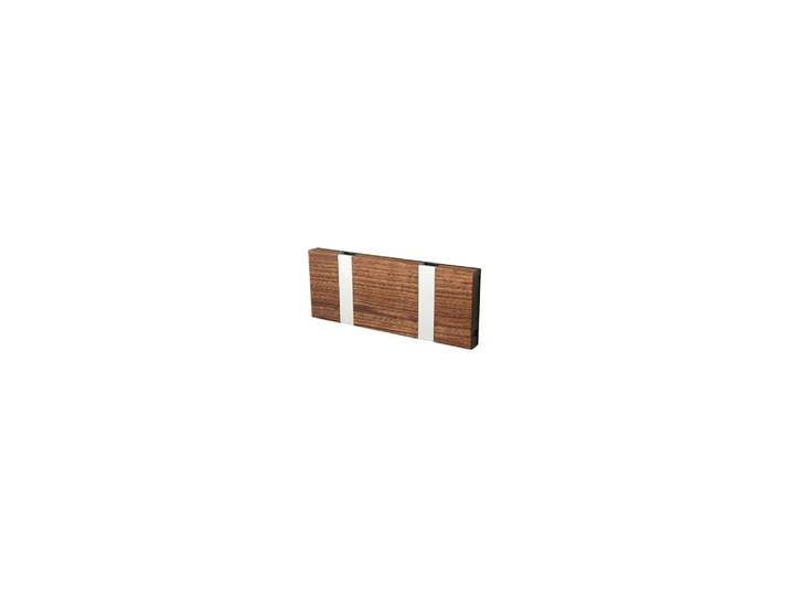 LoCa Porte-manteau Knax 2 crochets noyer huilé