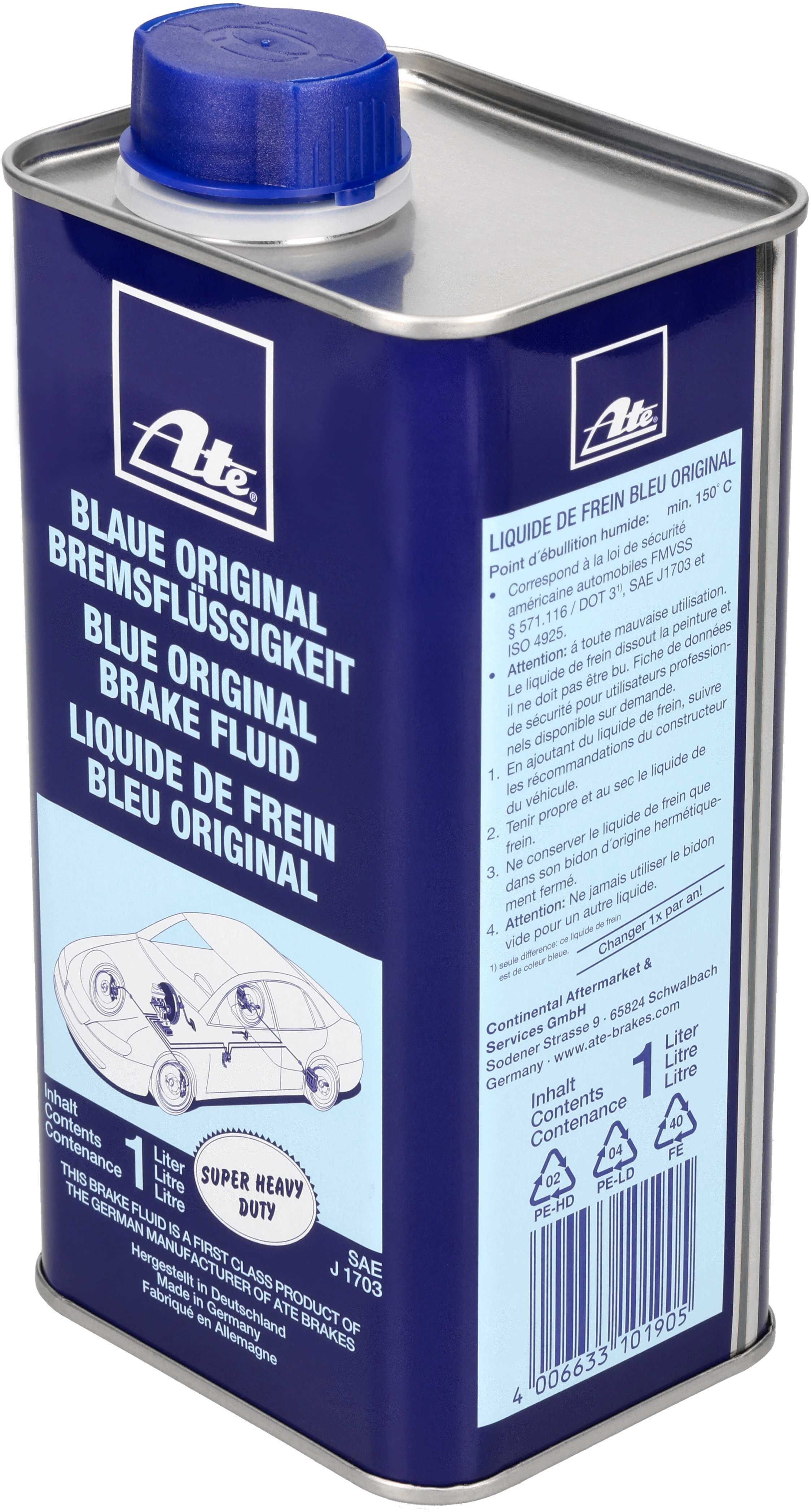 Ate Bremsflüssigkeit Dot 3 Blau [1l] 03990103022 1l