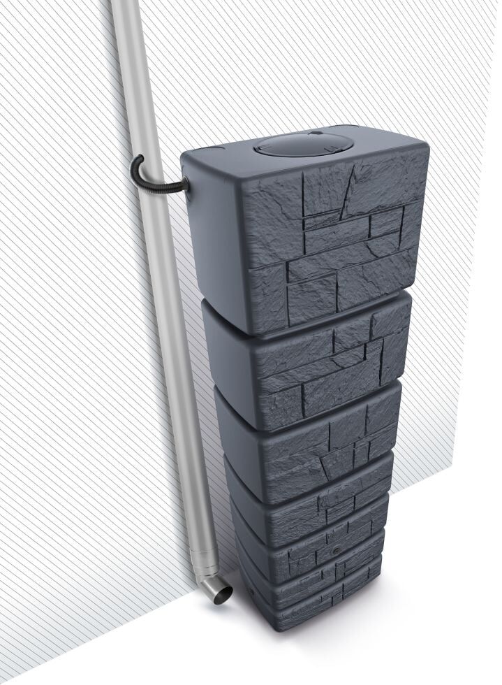 Prosperplast since 1993 Prosperplast Regentank Tower Stone anthrazit 350 L