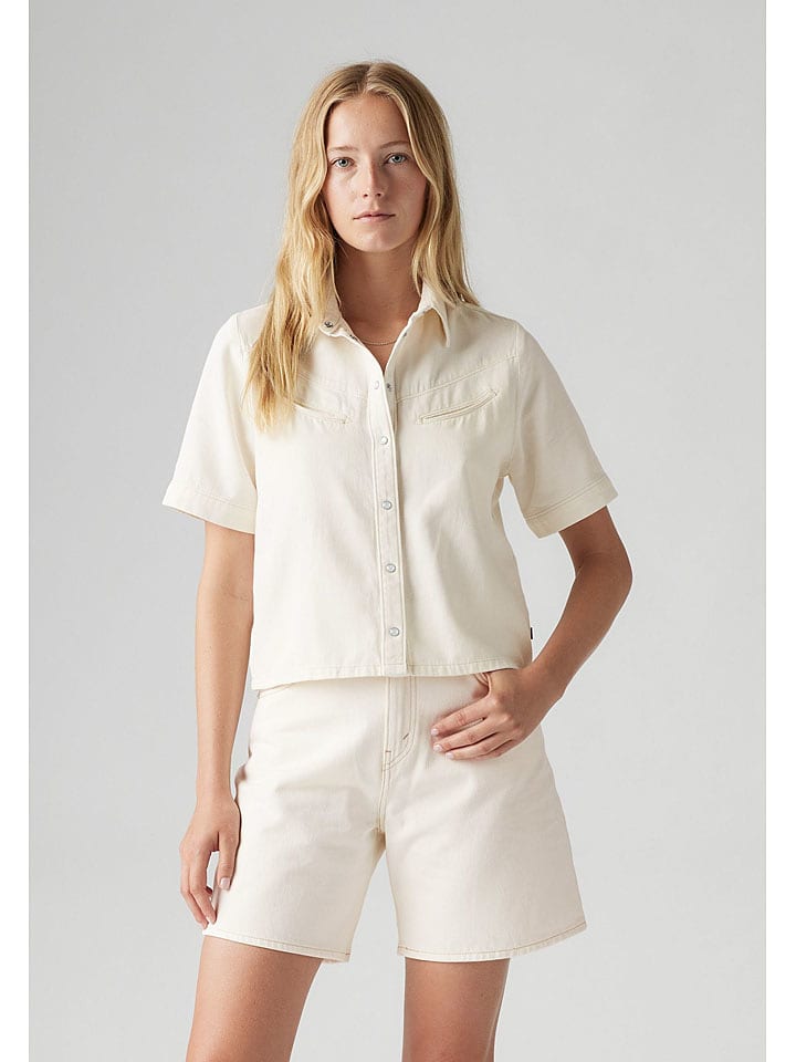 Levi's Jeanshemd in Creme - XL