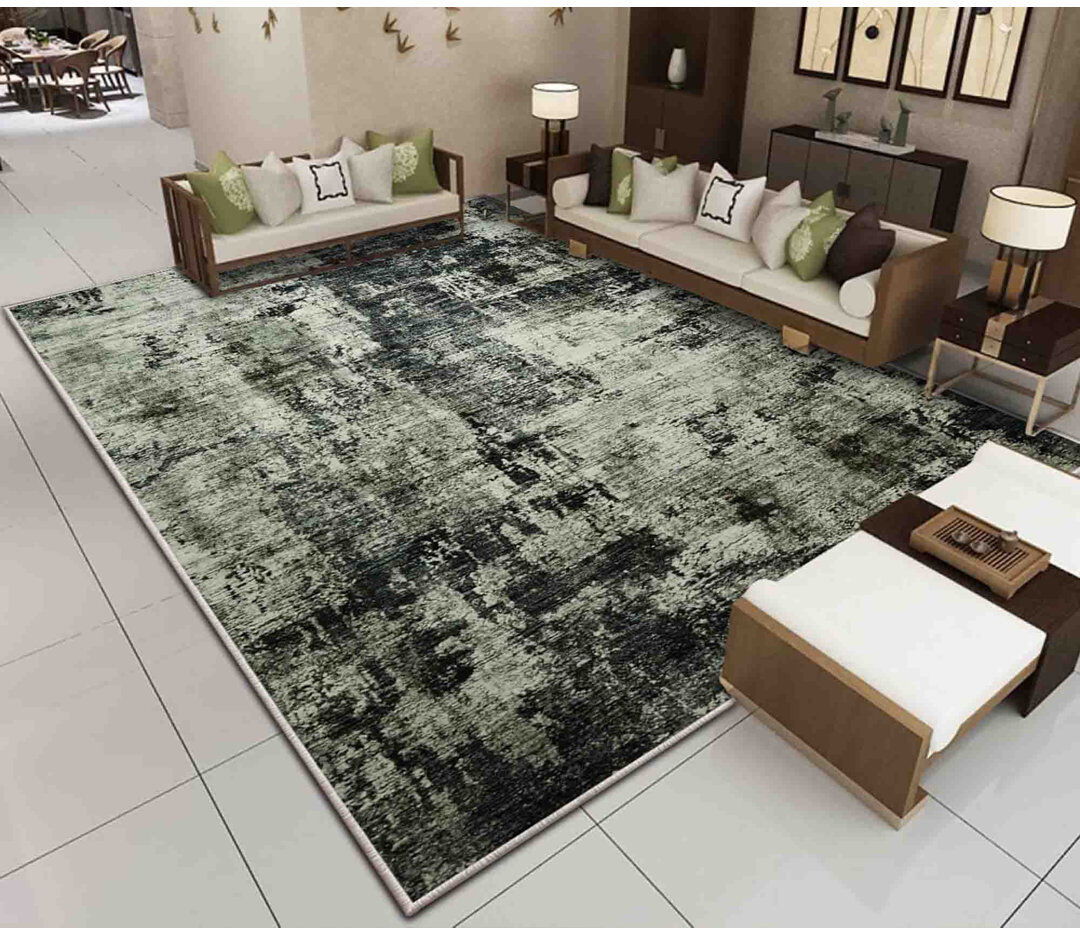 World Menagerie Abstract 330cm X 240cm Area Rug Frost 330cm W X 240cm L