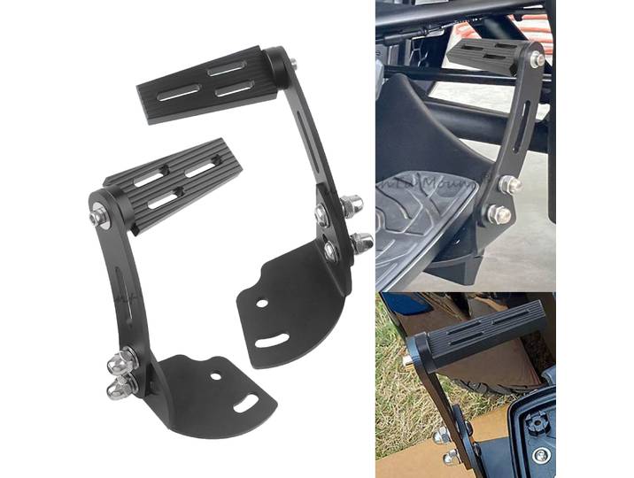 Repose-pieds réglables pour autoroute, compatibles avec Can-Am Spyder F3 Factory avec plateformes 2015-2023, accessoires de fixation pour extension de repose-pieds
