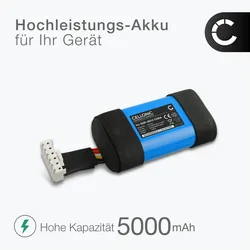Cellonic Akku für JBL Charge 6 (Akkus), Audio Zubehör, Schwarz