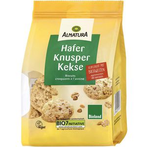 Alnatura Kekse Hafer-Knusperkeks, BIO, laktosefrei & vegan, 150 g