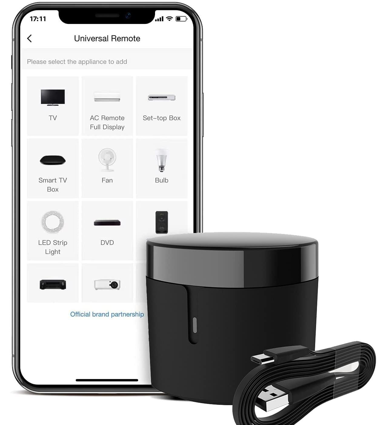 Broadlink RM4 Mini Universele WiFi IR Smart Home Afstandsbediening voor TV en Airco