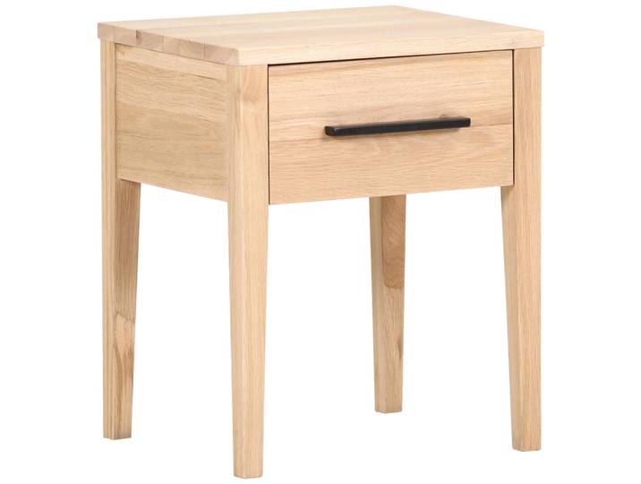 Landscape Nachtschrank, Eiche, Holz, Eiche, massiv, 1 Schublade(n) Schubladen, 45x55x40 cm, Schlafzimmer, Nachttische
