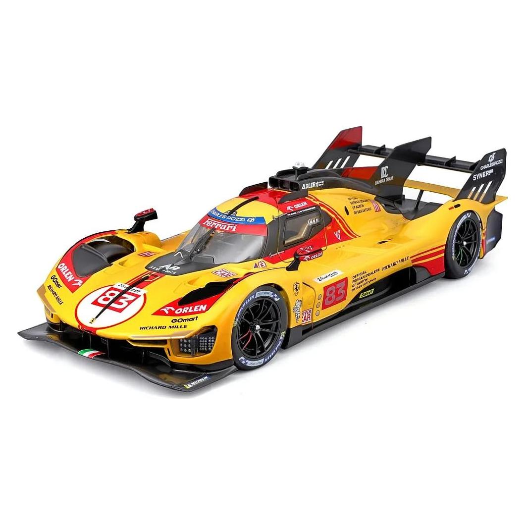 Bburago Ferrari 499P 2024 1/18 gelb (16304)