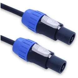 keepdrum SC004 Boxenkabel Speakon-Kabel 15m 2 Stück (15 m), Audiokabel