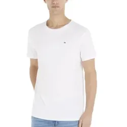 Tommy Hilfiger Cotton Icon Crew Neck SS Weiß Ökologische Baumwolle Small Herren