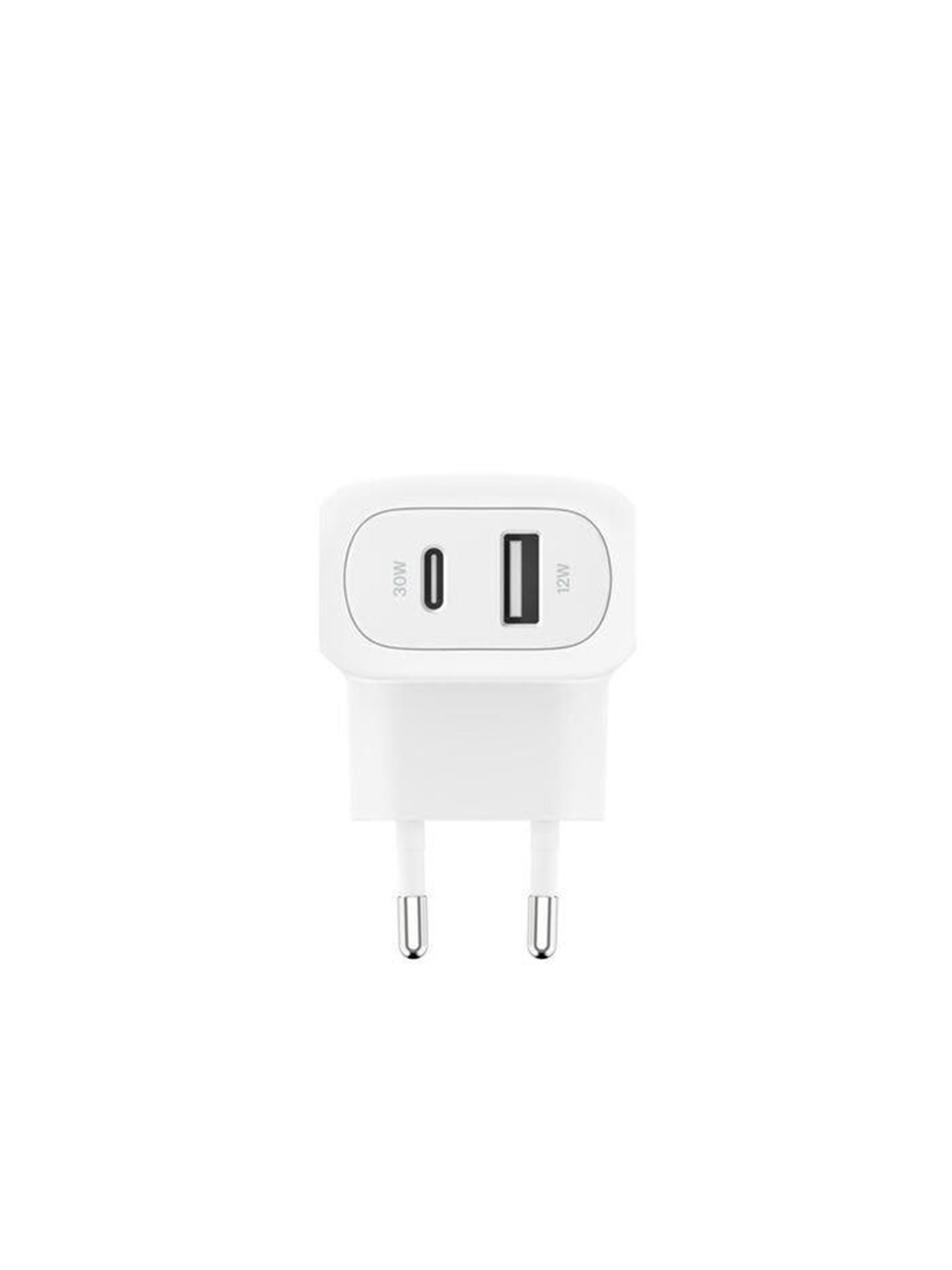 Belkin BOOSTCHARGEa 42w - 30w USB-C PD PPS + 12w USB-A Dual Wall Charger White