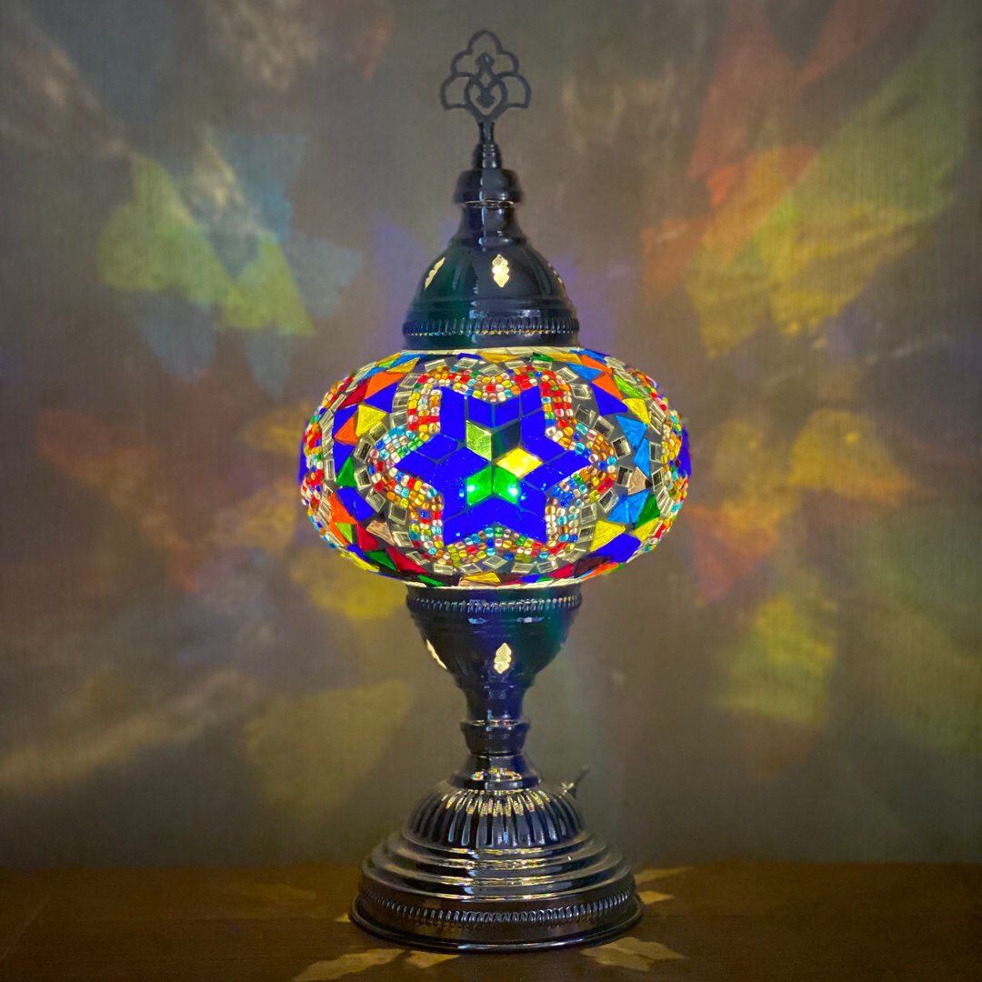 Latitude Vive Keenan Metal Lamp Multi Colour 118cm H X 30cm W X 30cm D