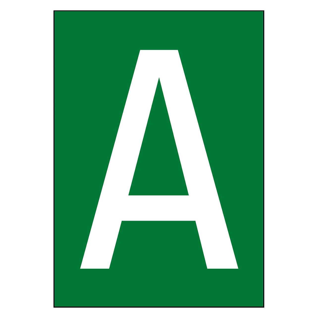 Brady A4-Etiketten mit Zahlen und Buchstaben (NL7541A4GR-A)