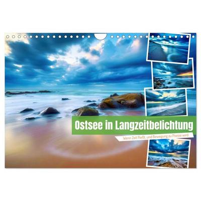 Ostsee in Langzeitbelichtung (Wandkalender 2027 DIN A4 quer), CALVENDO Monatskalender