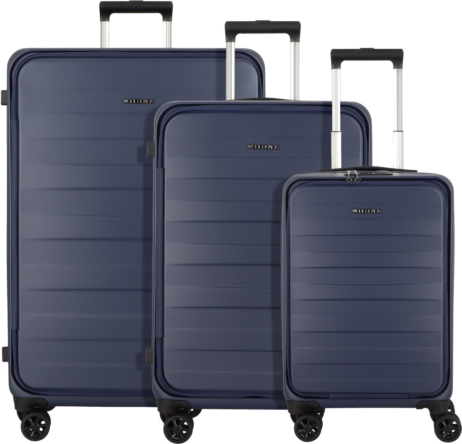 WORLDPACK Trolley-Set "Seattle" 50/60/70 *marineblau