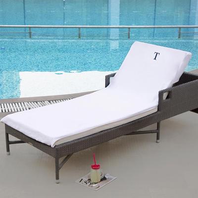 Superior Cotton Terry Monogrammed Patio Chaise Lounge Slipcover