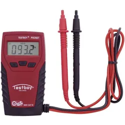 Testboy, Multimeter, Hand-Multimeter digital Pocket (CAT III 300V, Hand-Multimeter)