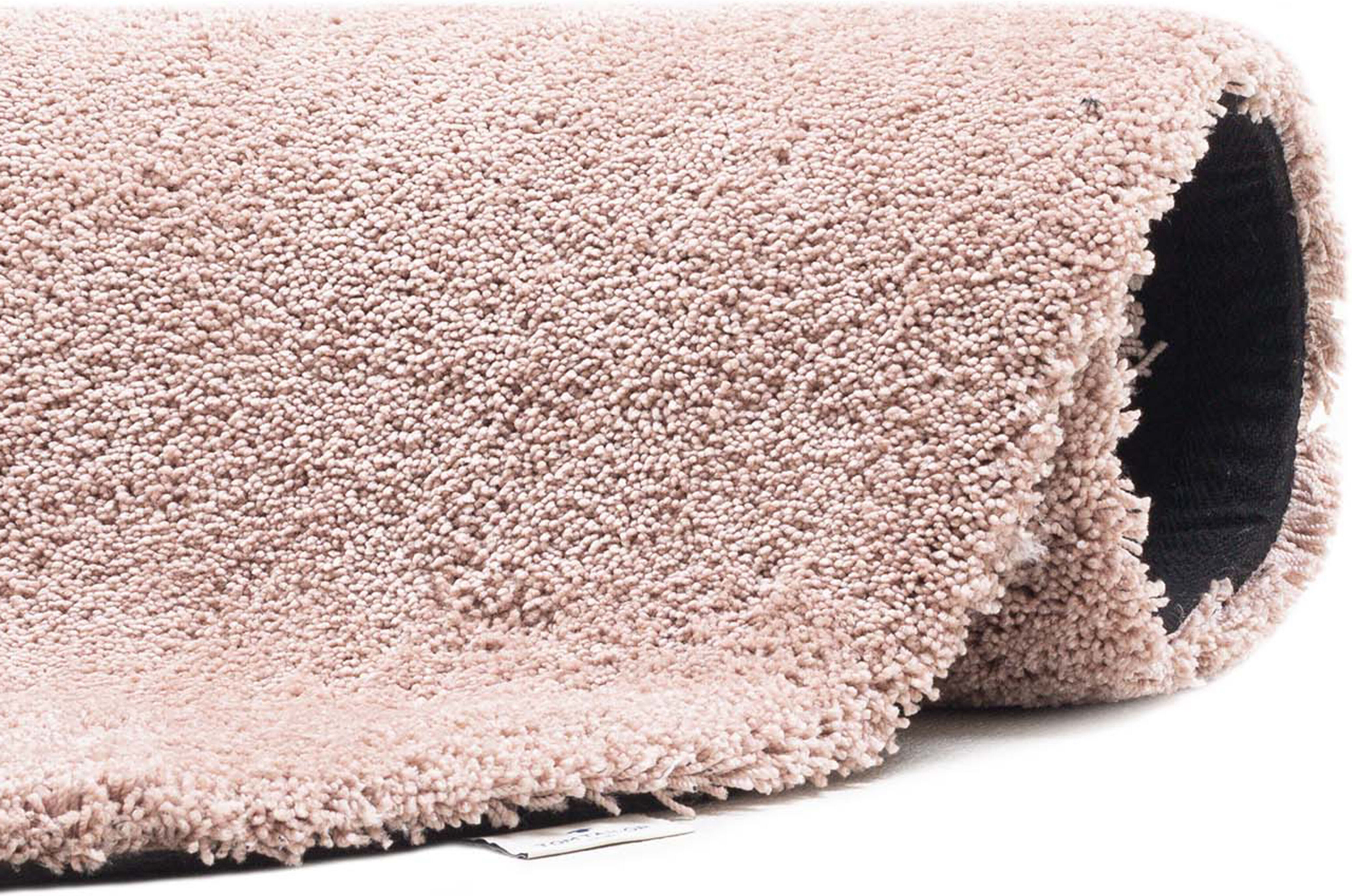 Hochflor-Teppich TOM TAILOR HOME "Shaggy Teppich Cozy", beige, H:25mm Ø:140cm, Polyester, Teppiche